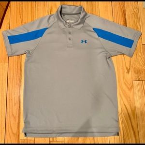 Under Armour heat gear polo, size Large, GUC.